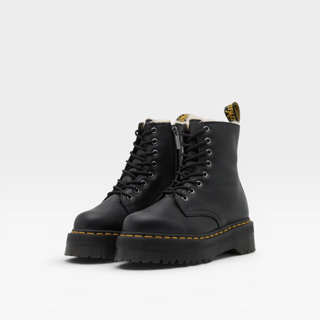 Women's Lace-Up Wedge Combat Boots — view 2