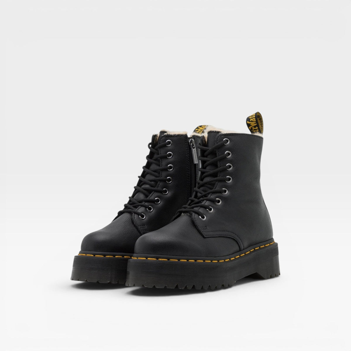 Women's Lace-Up Wedge Combat Boots — view 2