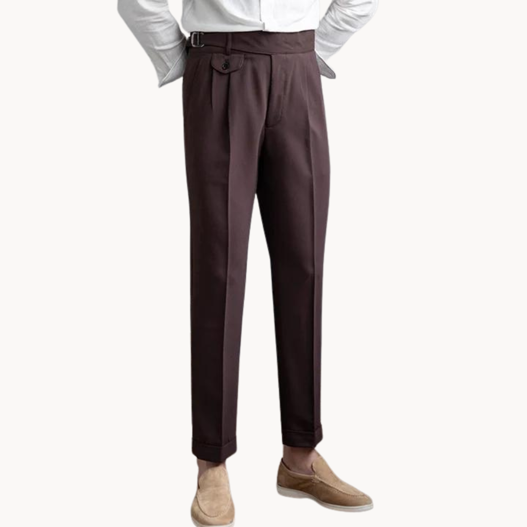 Men's Pleated Trousers | Verran