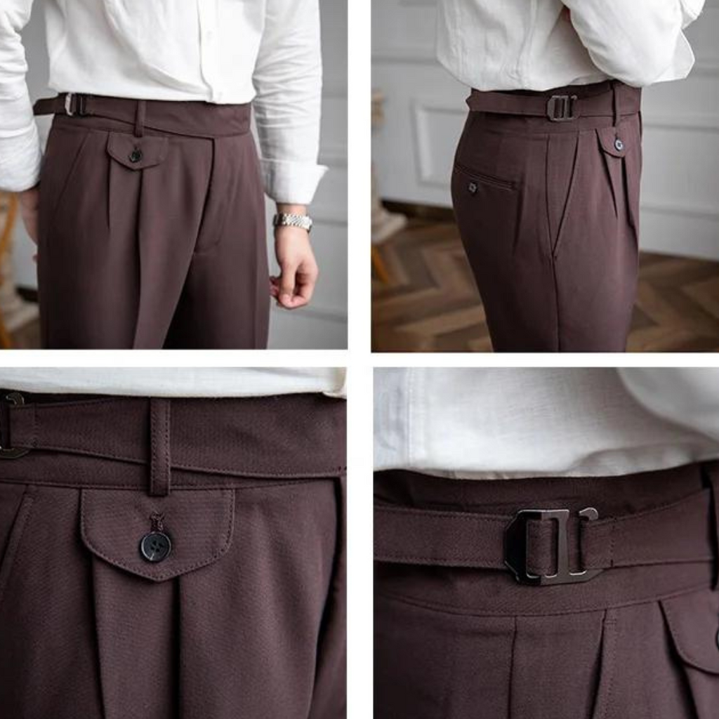Men's Pleated Trousers | Verran