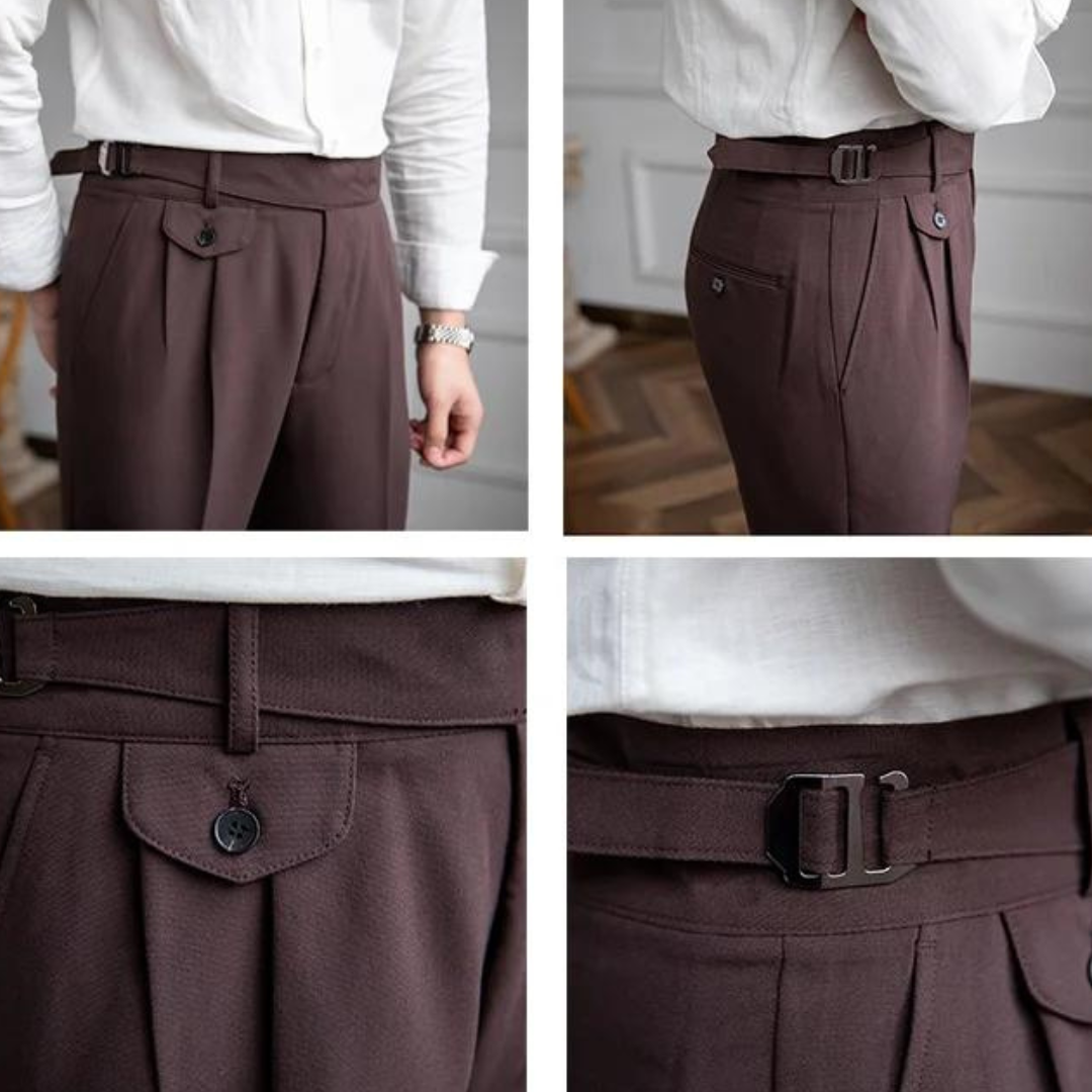 Men's Pleated Trousers | Verran