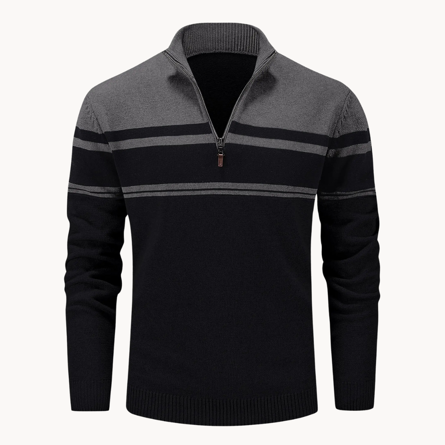 Men's Knitted Quarter-Zip Jumper | Renard