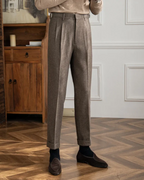 Men's Textured Trousers | Brenlow
