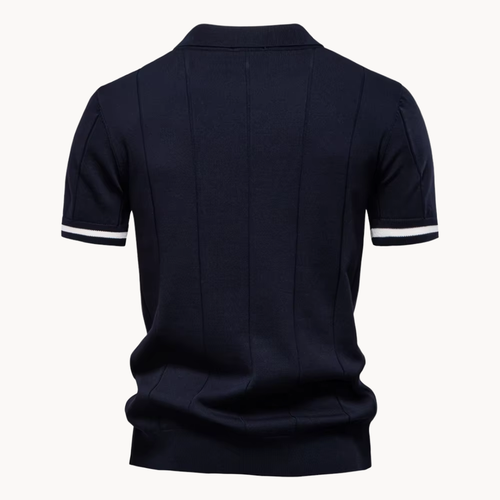 Men's Zip-Collar Polo Shirt | Callahan