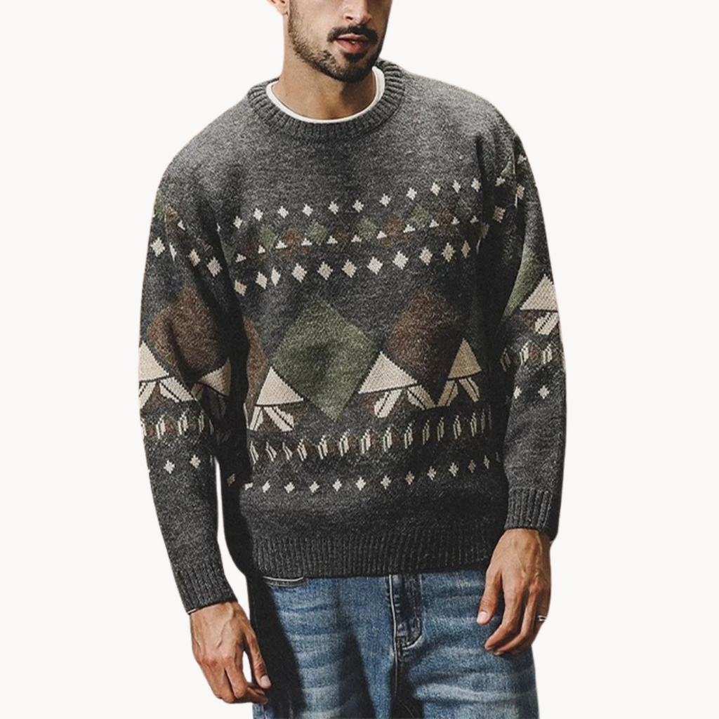 Men's Retro Knit Jumper | Albin