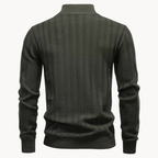 Men's Ribbed Quarter-Zip Jumper | Barrett