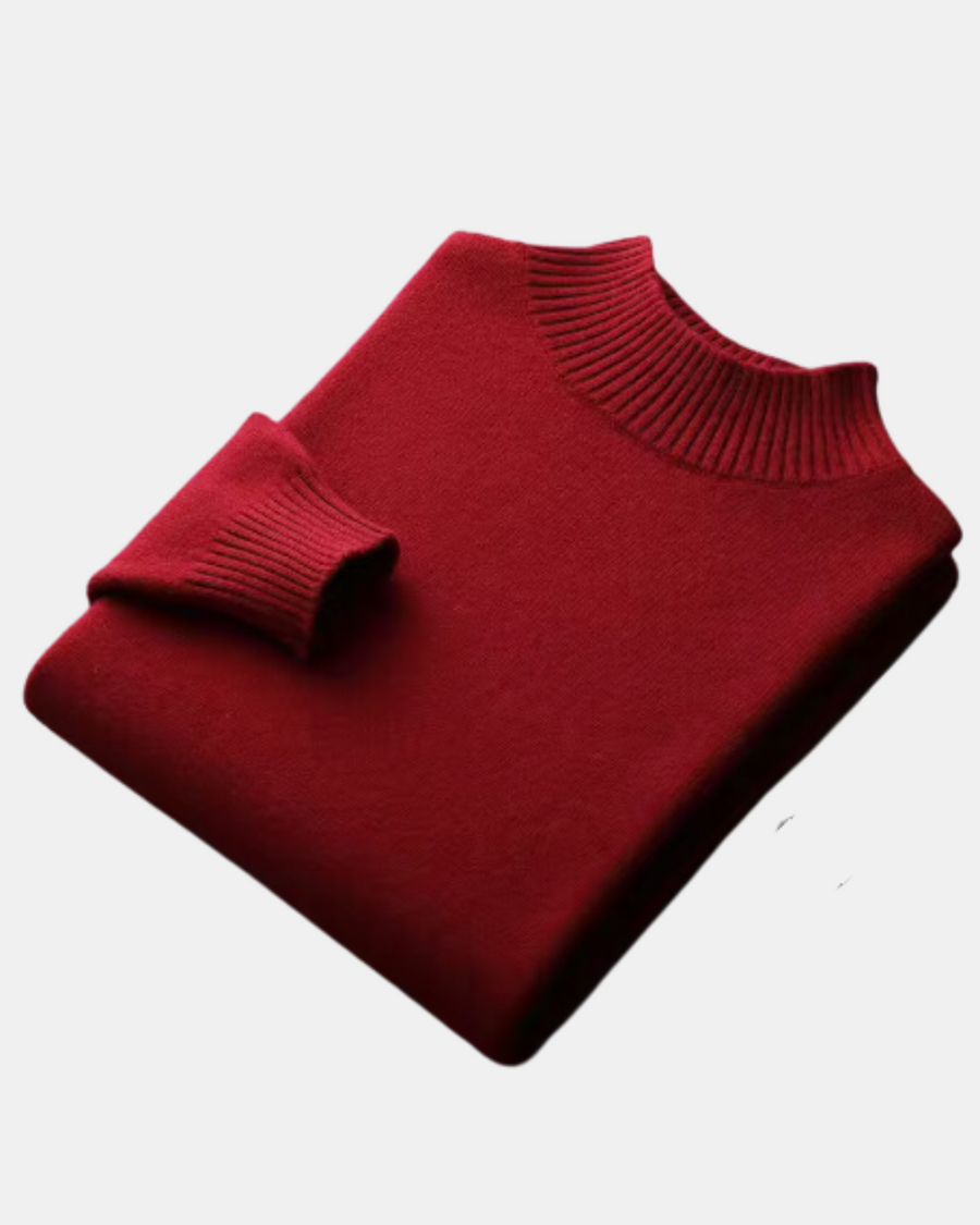 Men's Wool Half Turtleneck Sweater – Mercurius