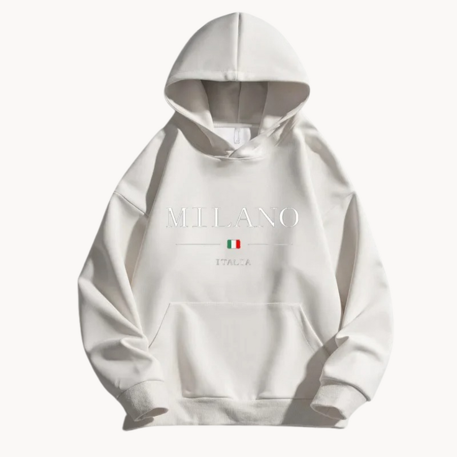 Men's Cotton Pullover Hoodie | Milano