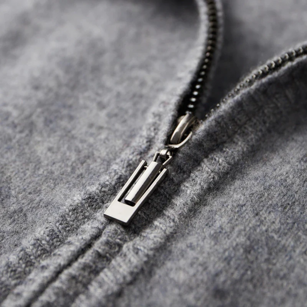 Men's Merino Wool Zip Jumper | Kingston