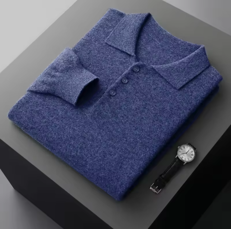 Men's Cashmere Polo Shirt – Amalfi