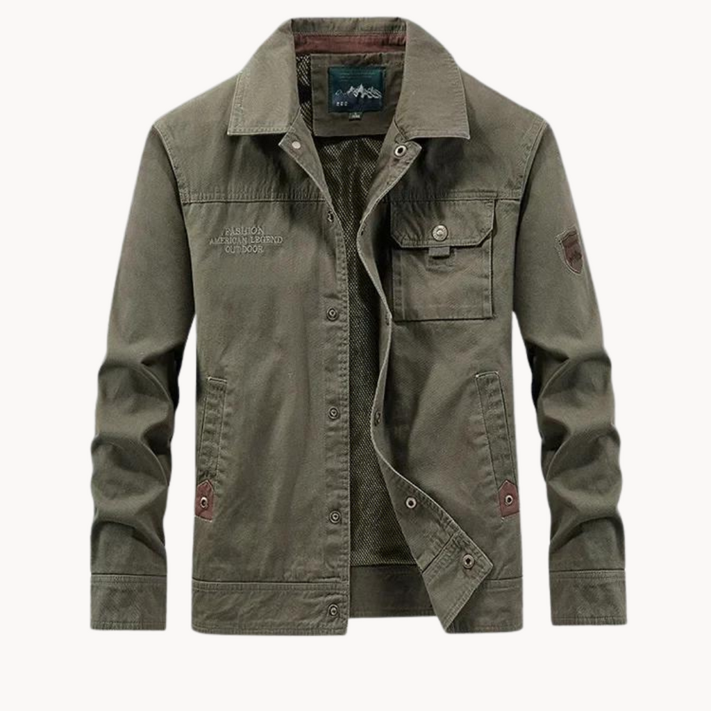 Men's Utility Jacket | Bordeaux