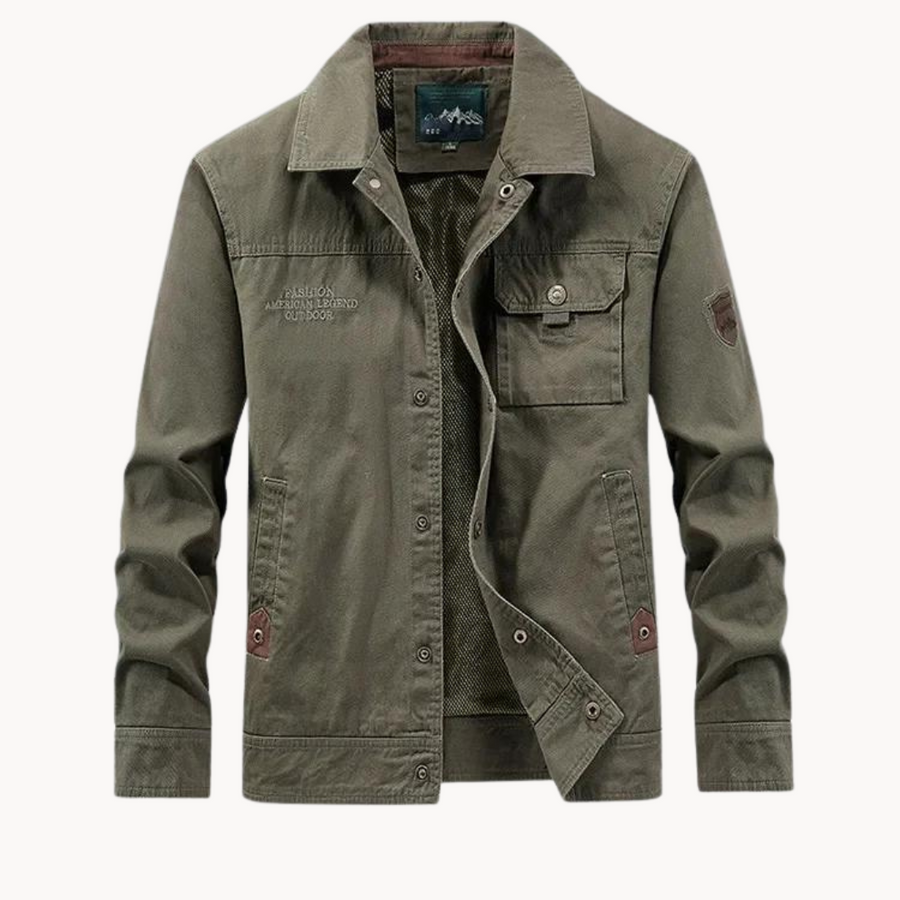 Men's Utility Jacket | Bordeaux