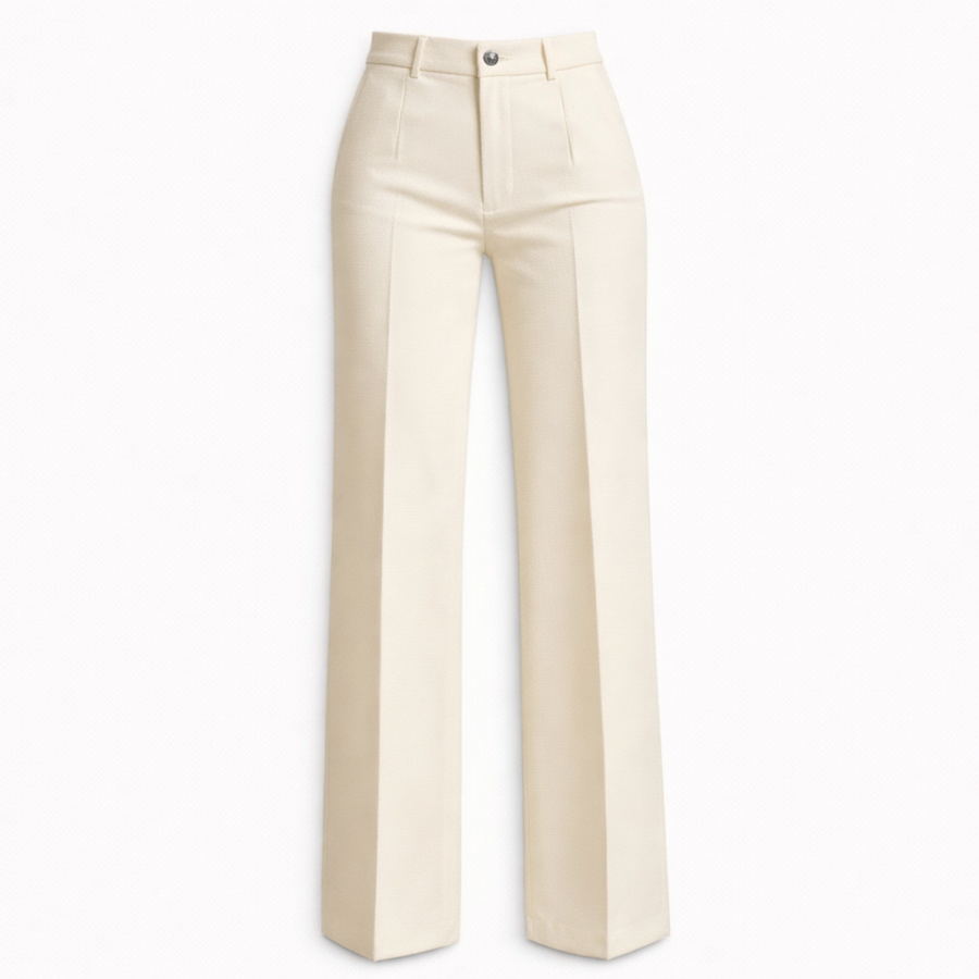 Women's High-Waisted Wide-Leg Trousers | Polzeath