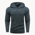 Men's Textured Knit Hoodie | Vantage
