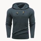 Men's Textured Knit Hoodie | Vantage