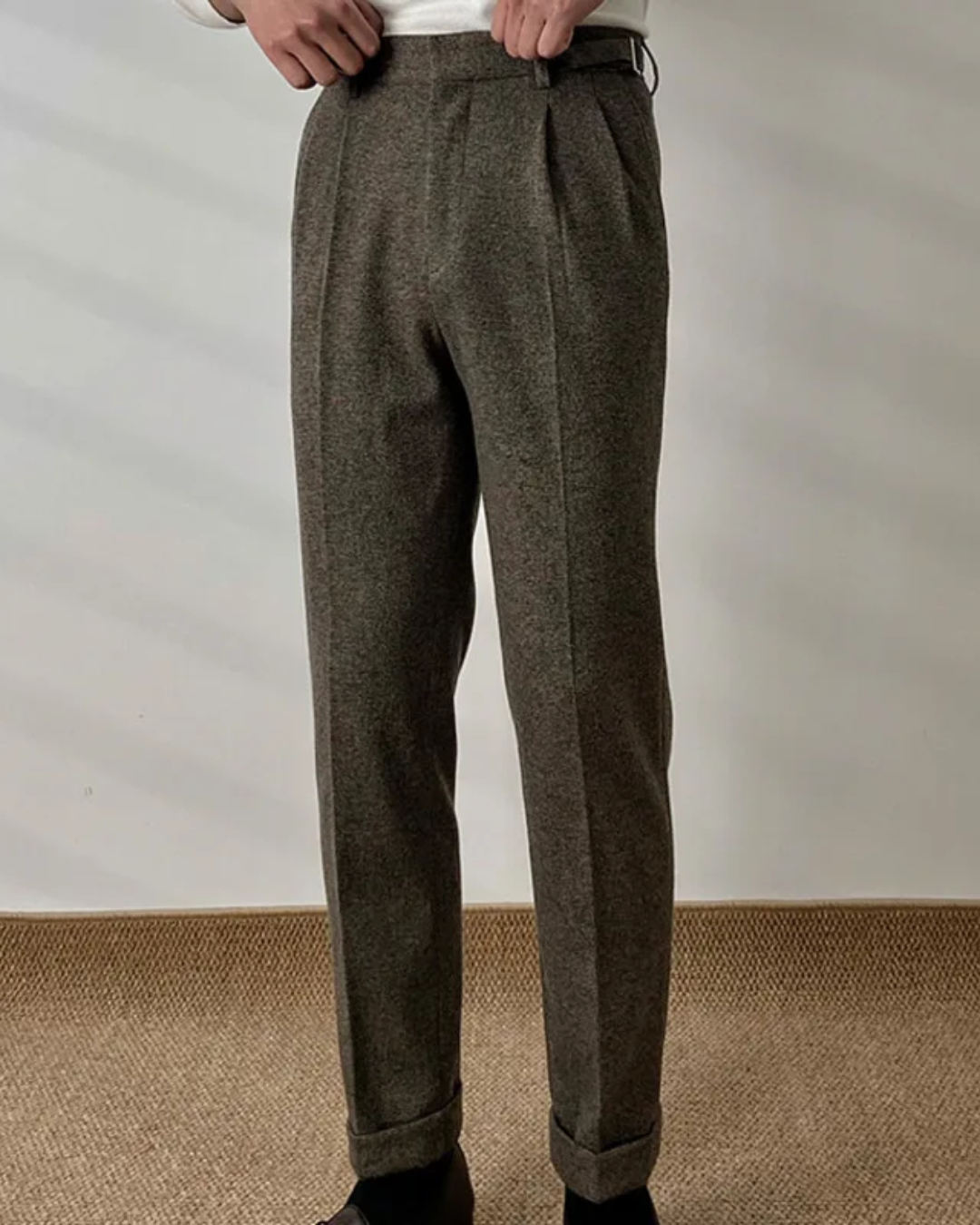 Men's Pleated Trousers | Corwyn