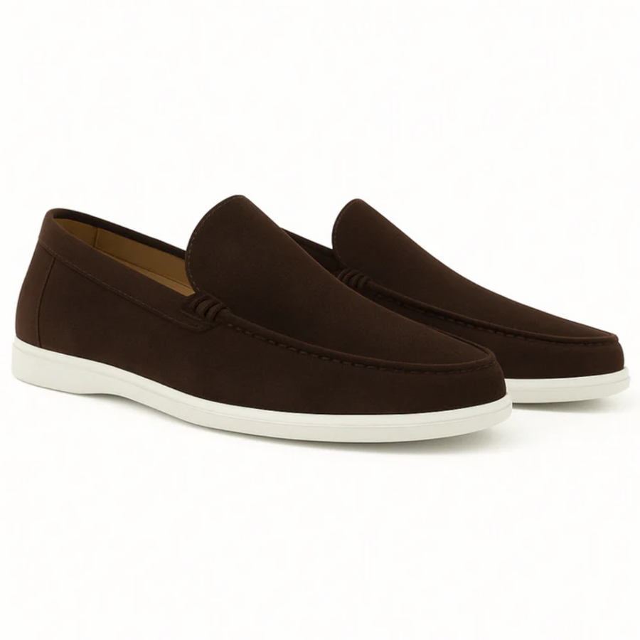 Men's Relaxed-Fit Suede Loafers – Aksel