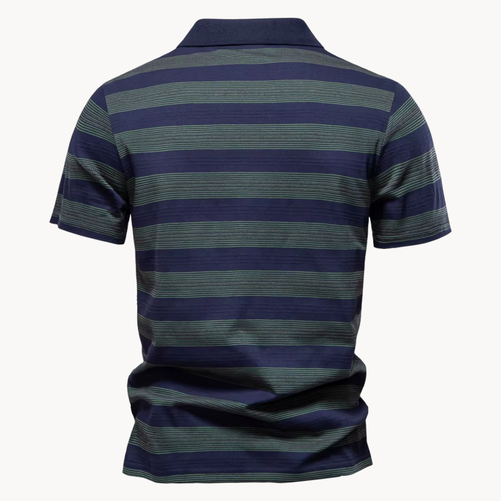 Men's Striped Polo Shirt | Roderick