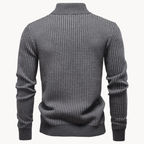 Men's Textured Quarter-Zip Jumper | Corbin
