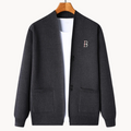 Men's Ribbed Knit Cardigan | Anselm