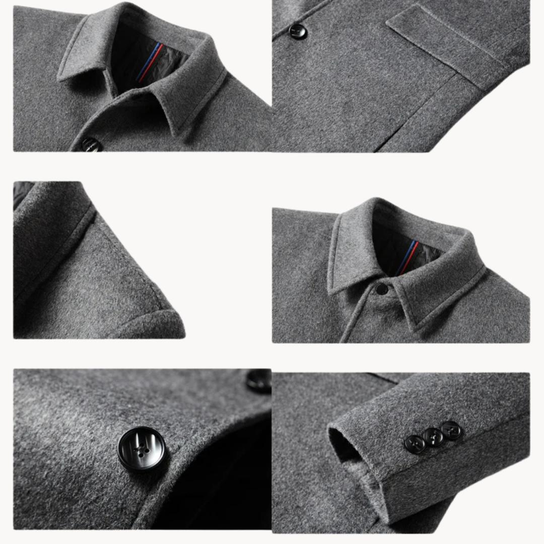 Men's Wool Coat | Roman