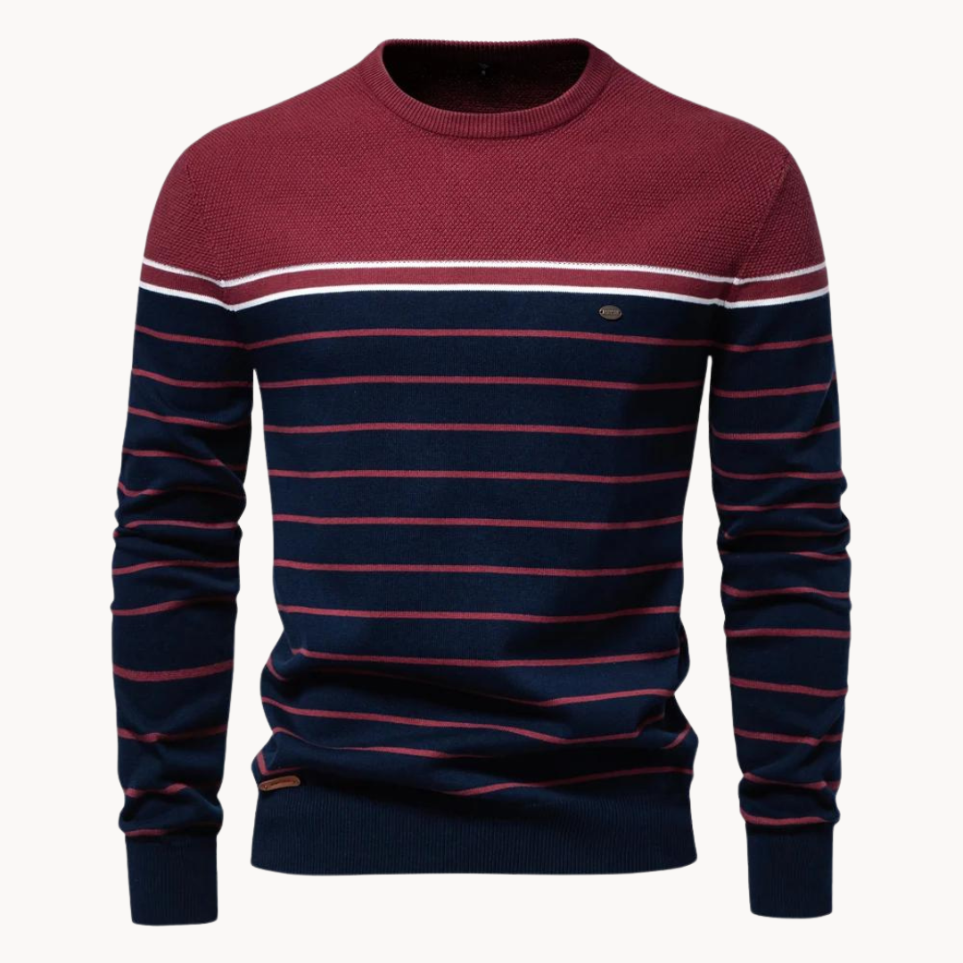 Men's Striped Knit Jumper | Atlantic