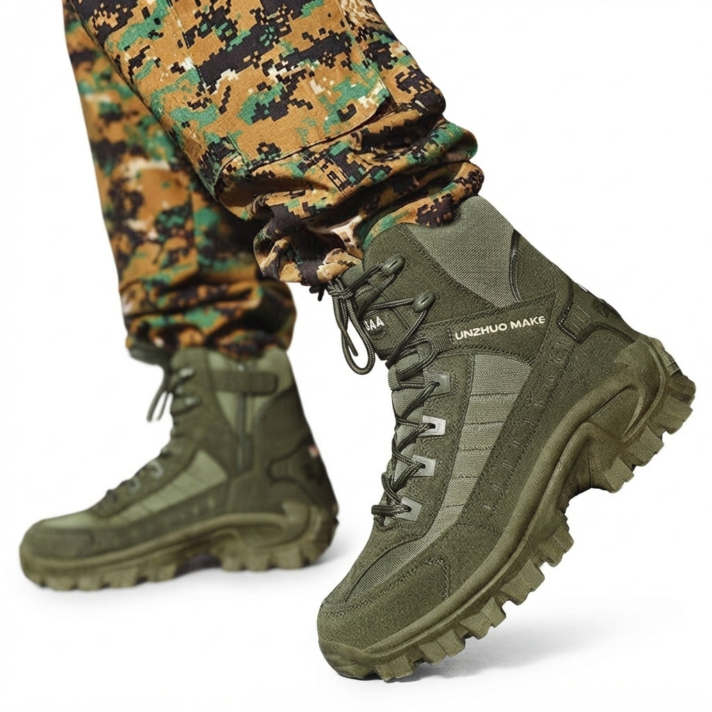 Men's Suede Tactical Work Boots — view 11