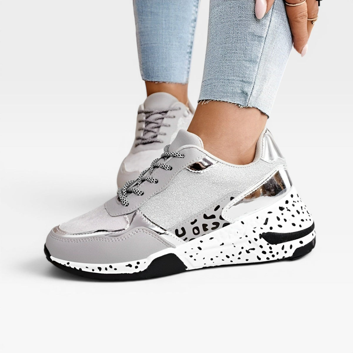 Women's Chunky Wedge Platform Trainers — view 4