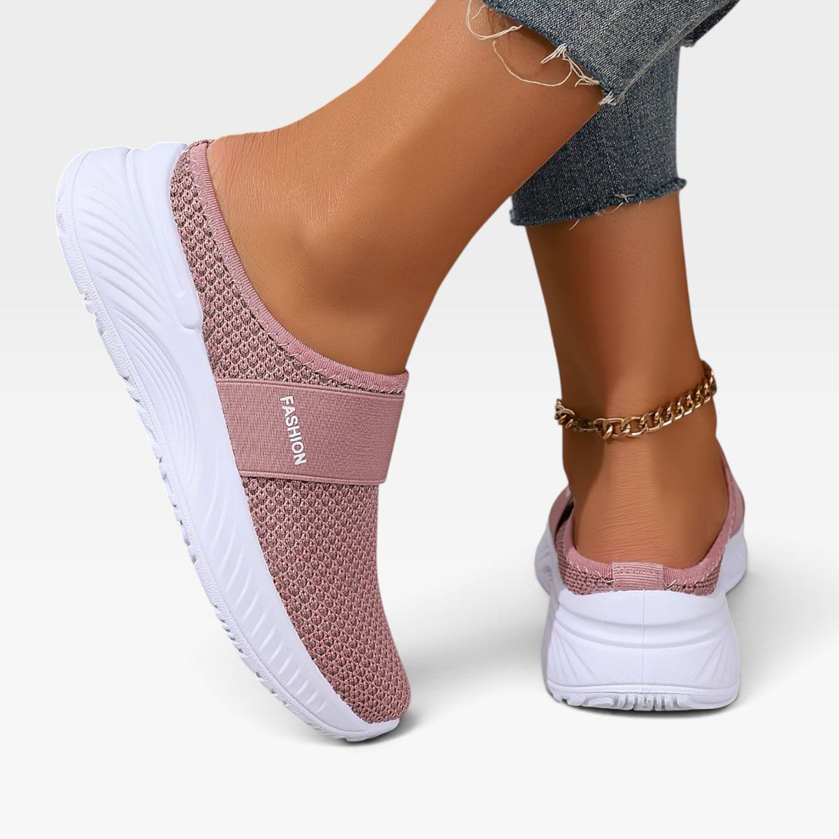 Women's Breathable Mesh Slip-On Trainers — view 9