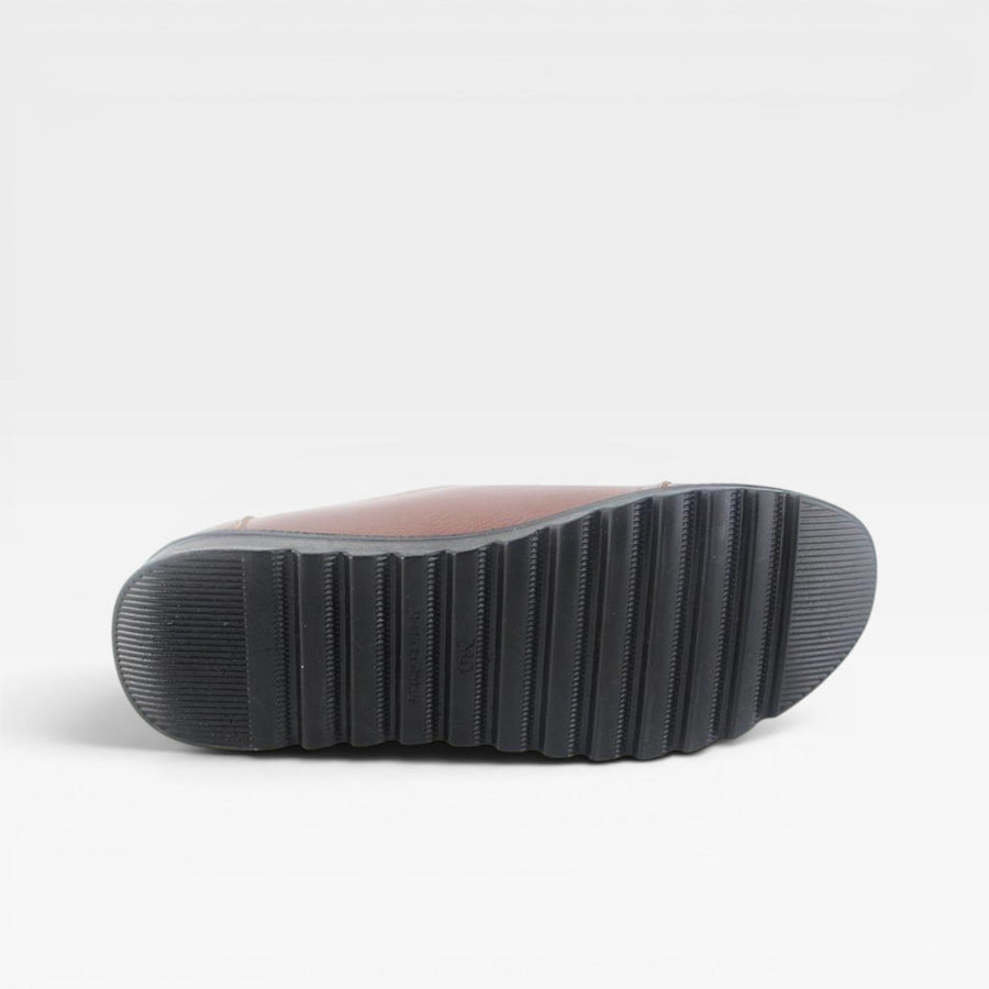 Women's Leather Moccasins with Zip Detail — view 3