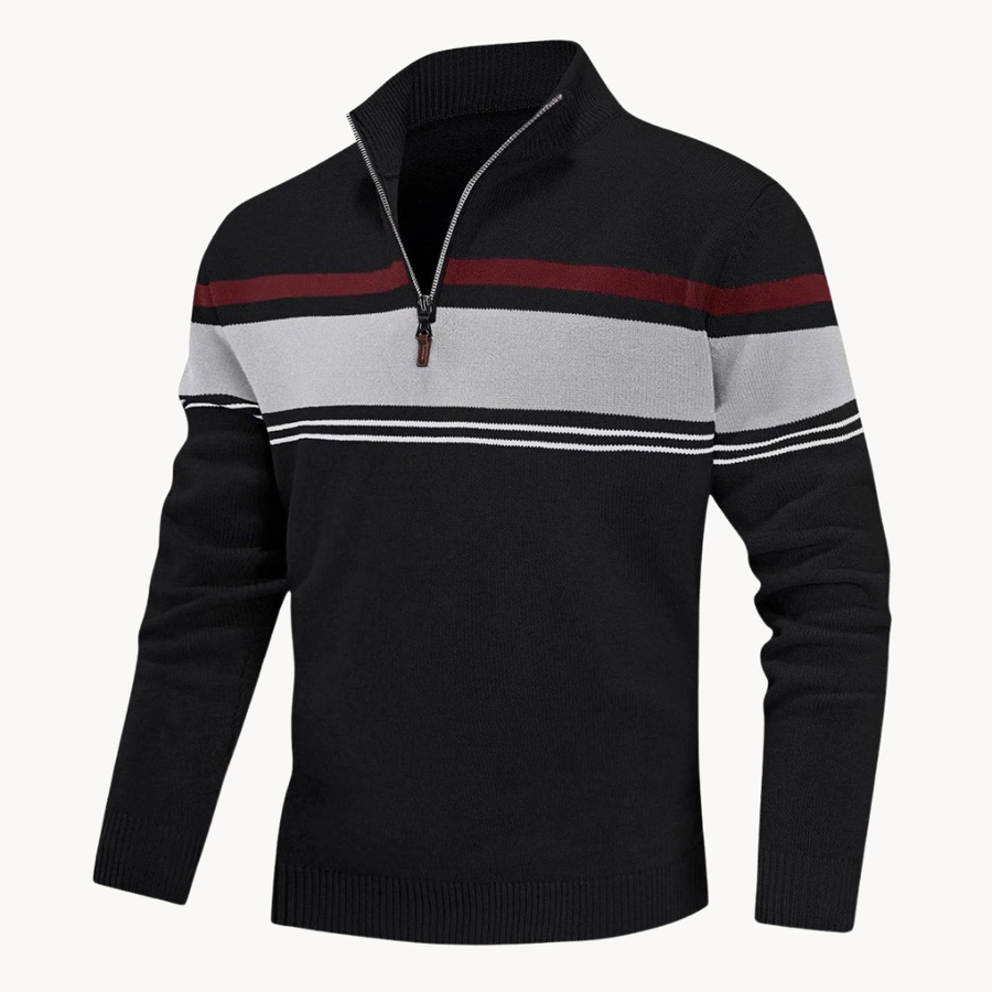 Men's Knitted Quarter-Zip Jumper | Renard