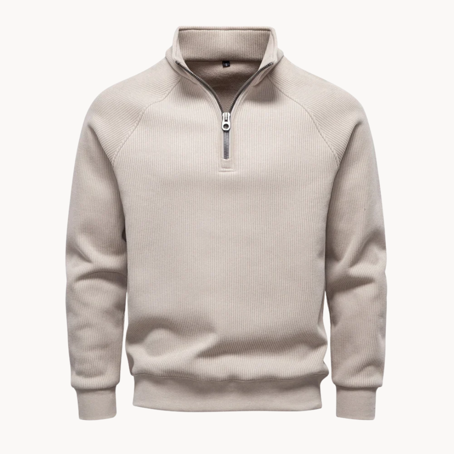 Men's Half-Zip Knit Jumper | Langford