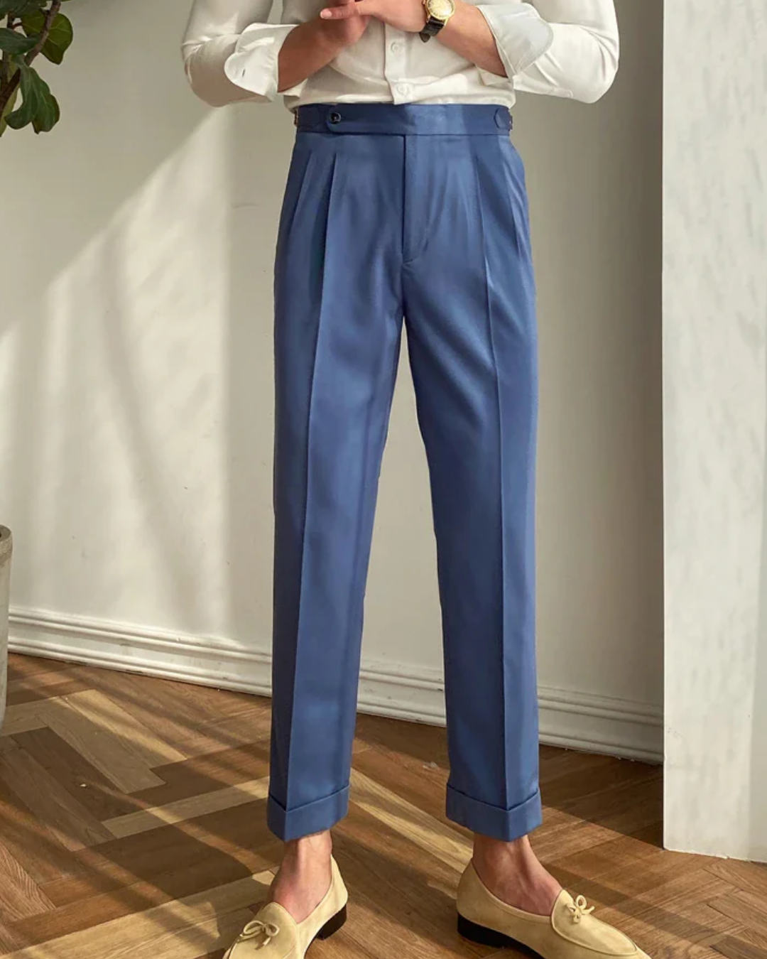 Men's Pleated Trousers | Zephyrine