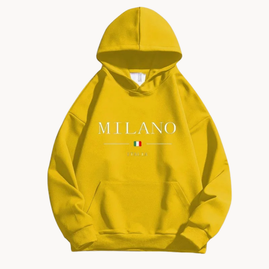 Men's Cotton Pullover Hoodie | Milano