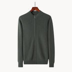 Men's Full-Zip Wool Jumper | Regal