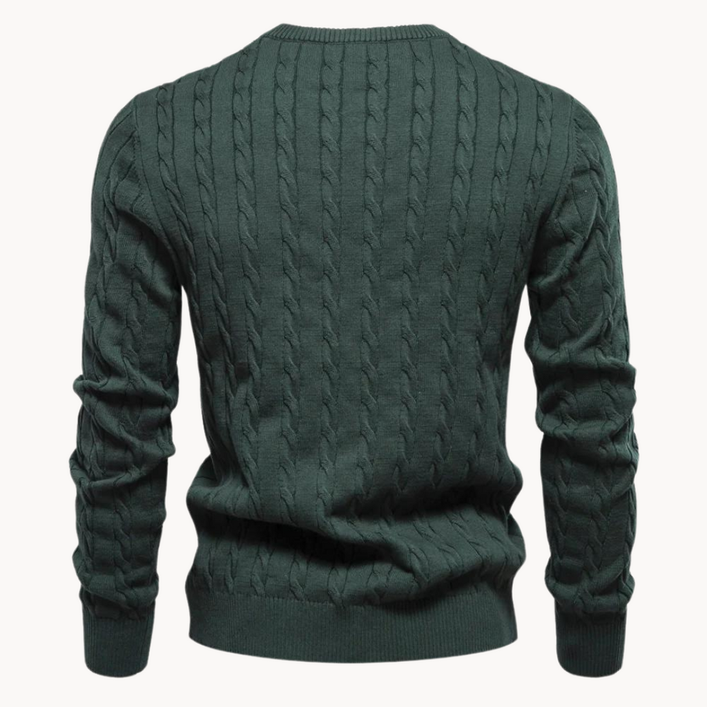 Men's Chunky Cable Knit Jumper | Kosta