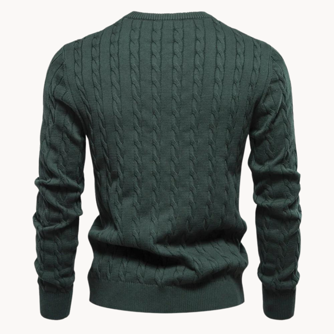 Men's Chunky Cable Knit Jumper | Kosta