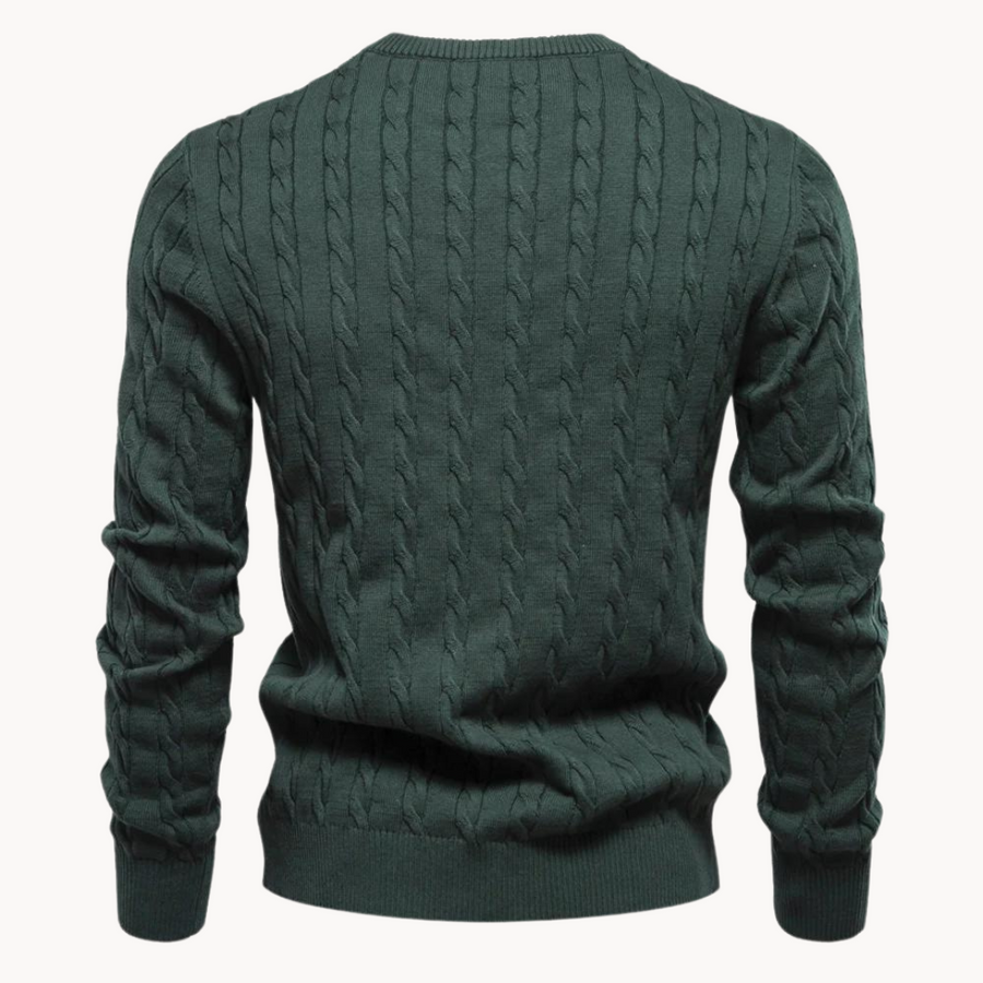 Men's Chunky Cable Knit Jumper | Kosta