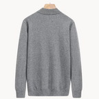 Men's Textured Pique Jumper | Chalk