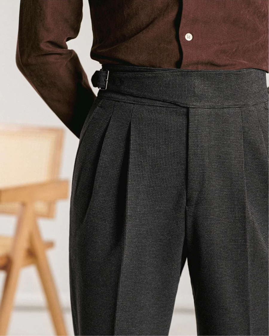 Men's Straight-Leg Trousers | Caruso