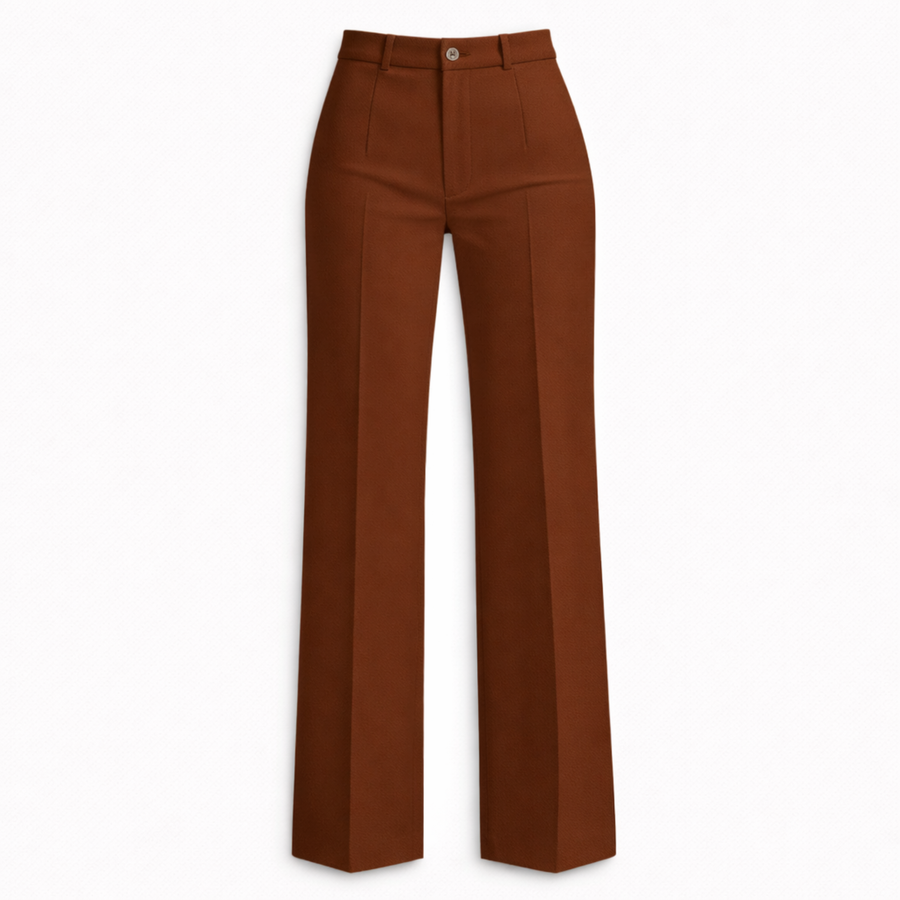 Women's High-Waisted Wide-Leg Trousers | Polzeath