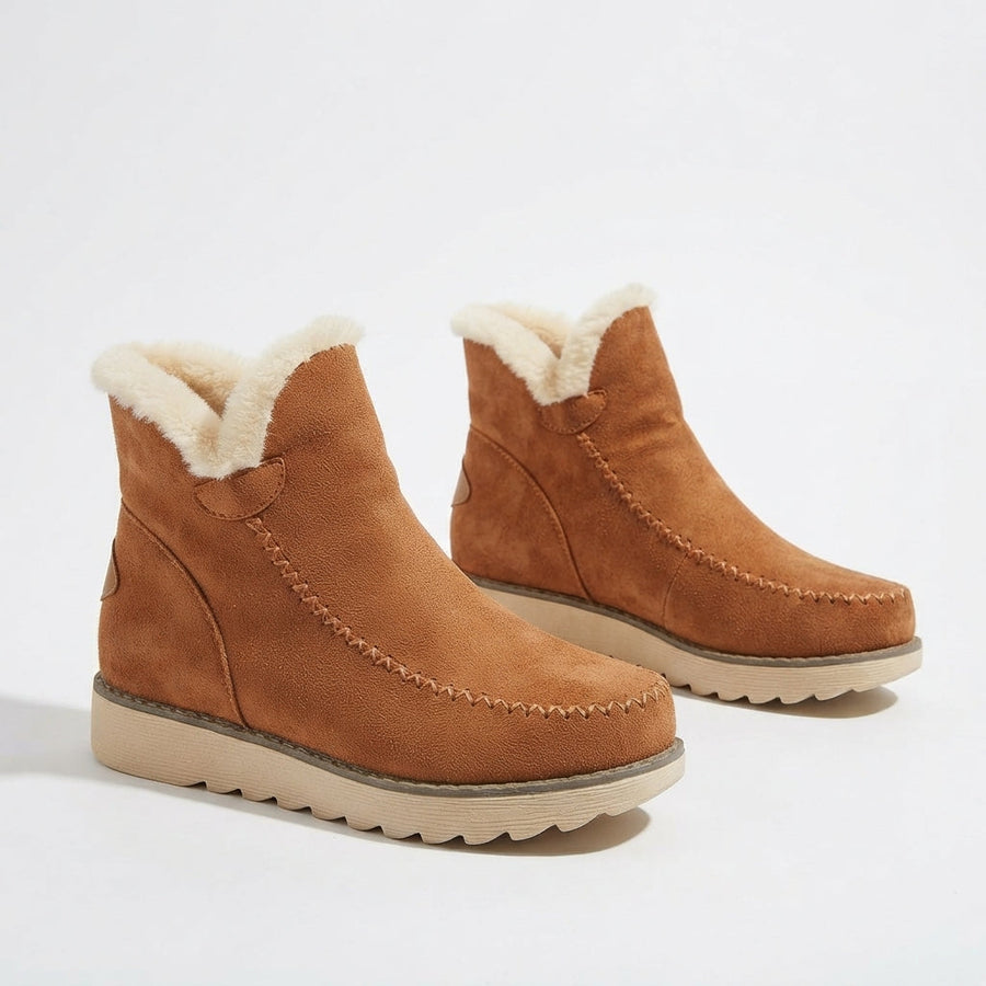 Women's Orthopaedic Faux Fur-Lined Ankle Snow Boots — view 6