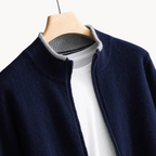 Men's Merino Wool Zip Jumper | Kingston