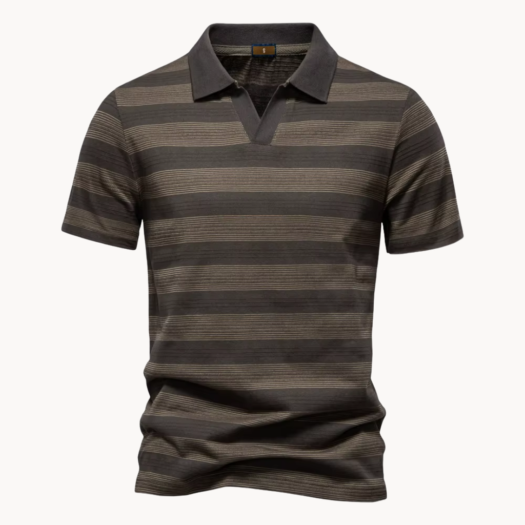 Men's Striped Polo Shirt | Roderick