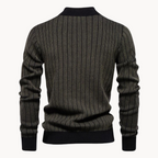 Men's Striped Cotton Jumper | Navigator
