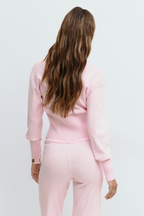 Women's Knitted Cropped Top & Trouser Co-ord Set — view 5