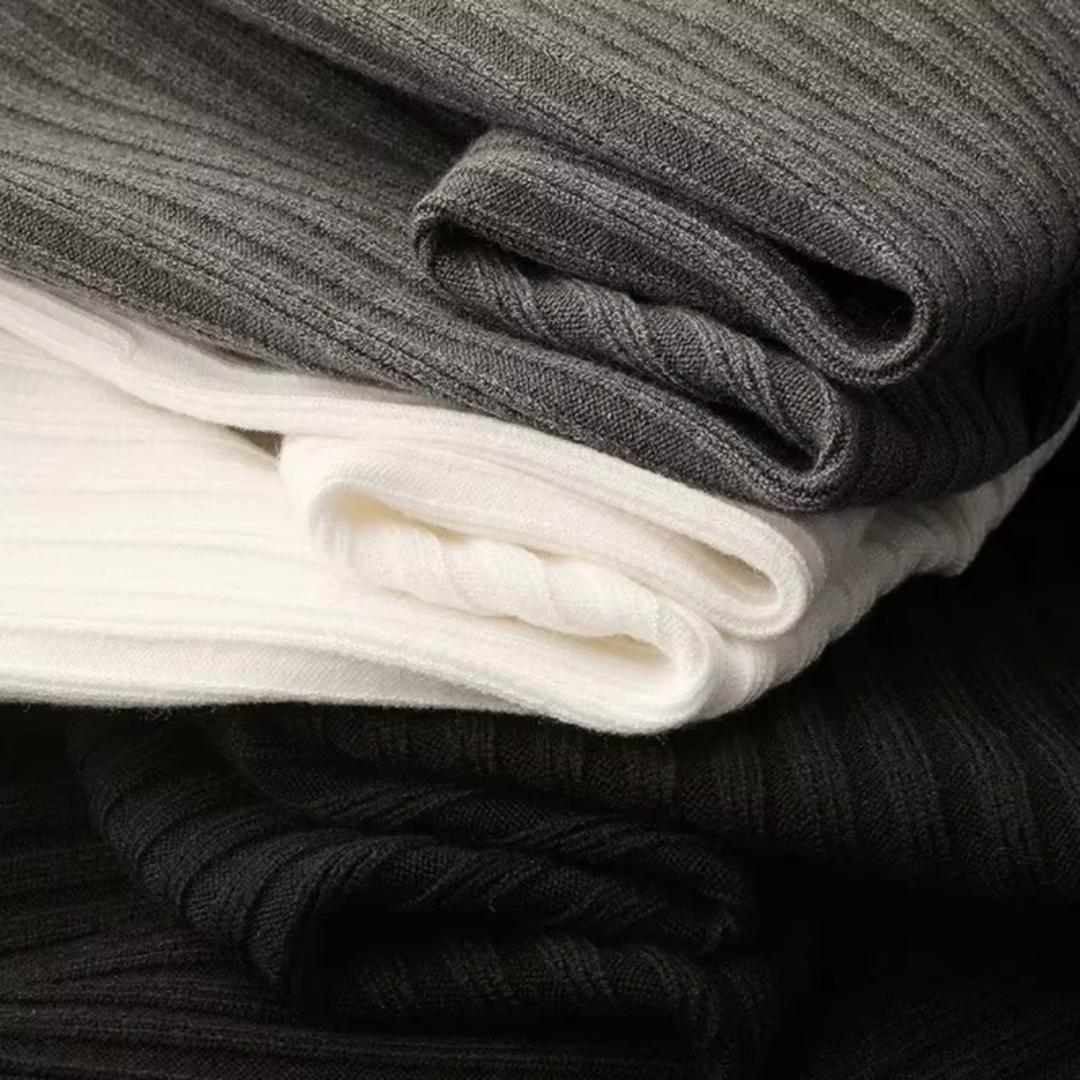 Men's Ribbed Quarter-Zip Jumper | Eamon