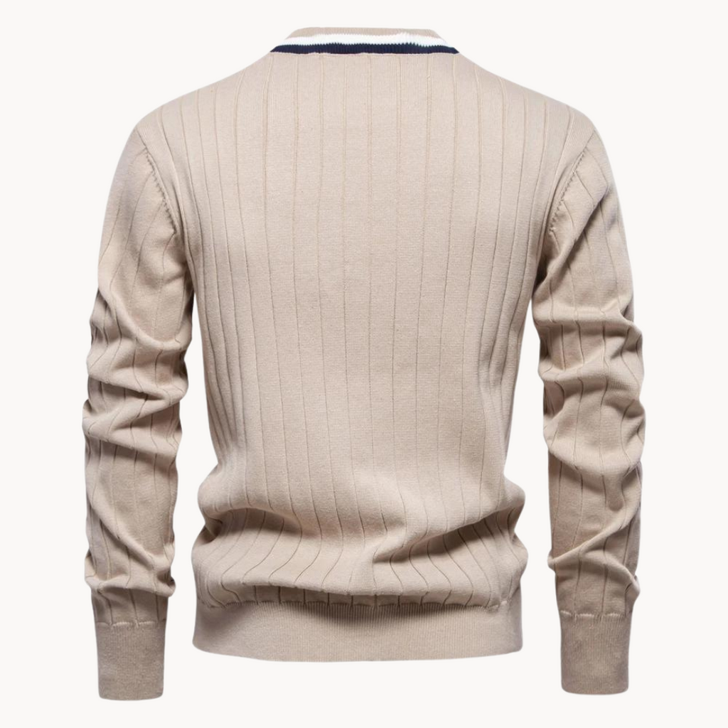 Men's V-Neck Cardigan | Karim