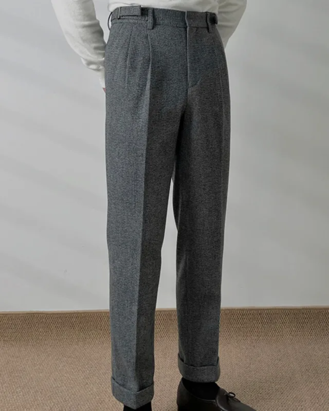 Men's Pleated Trousers | Corwyn
