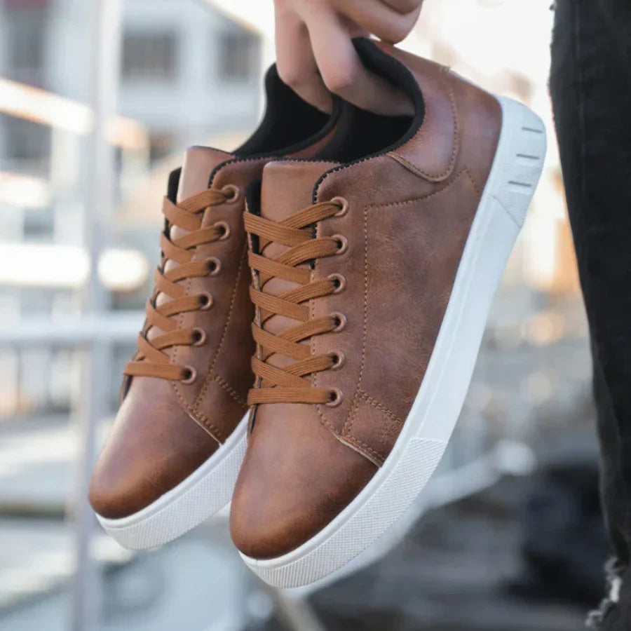 Men's Leather Sneakers – Corrado